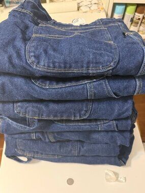 Bulwark Men's 46x30 Heavy Weight Denim Dungarees